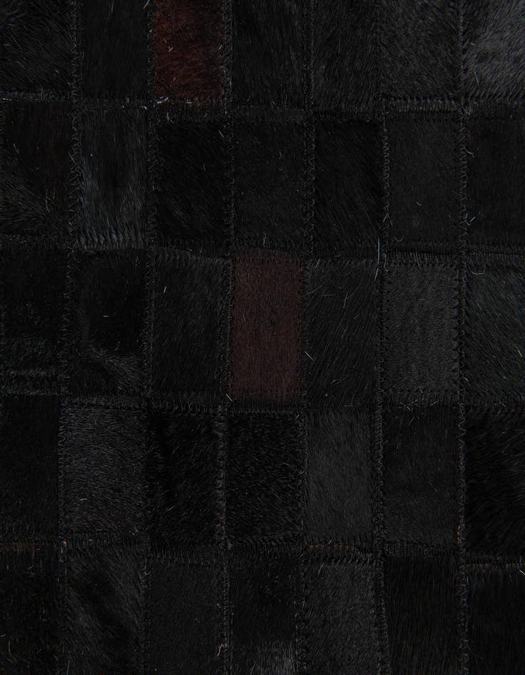 Detail image of 5' 2 x 8' Cowhide Stocks Rug