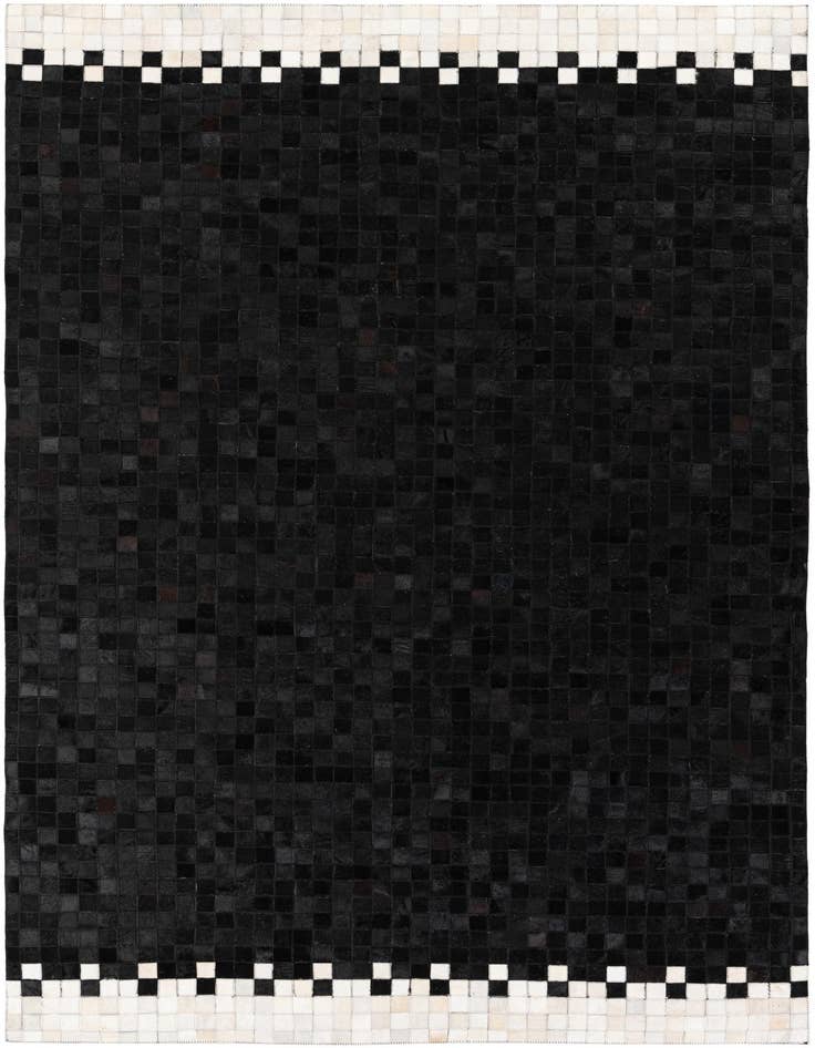 Detail image of 5' 2 x 8' Cowhide Stocks Rug
