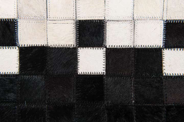 5' x 7' 11 Cowhide Stocks Rug