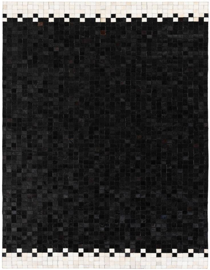 Detail image of 5' x 7' 11 Cowhide Stocks Rug