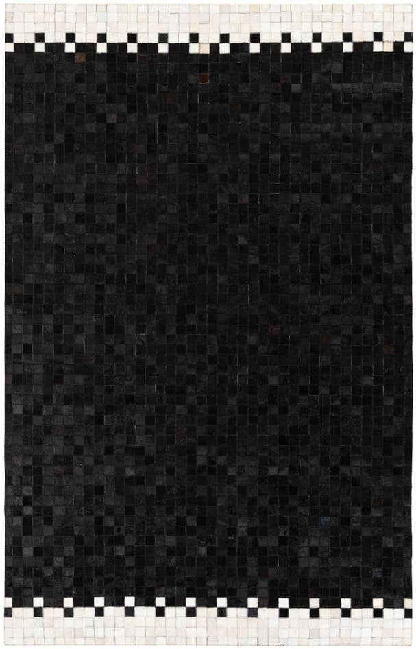 Detail image of 5' x 7' 11 Cowhide Stocks Rug