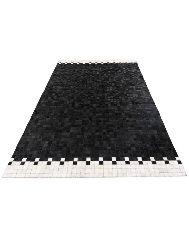 Detail image of 5' x 8' Cowhide Stocks Rug