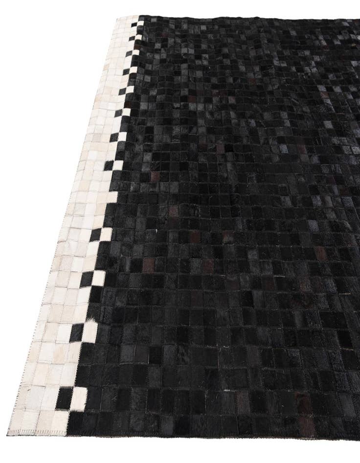 Detail image of 5' x 8' Cowhide Stocks Rug