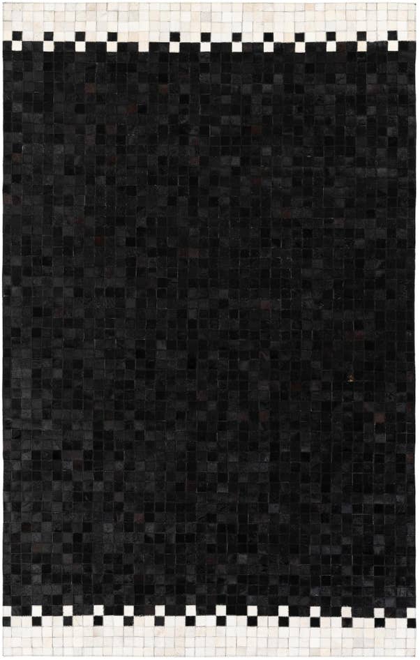 Detail image of 5' x 8' Cowhide Stocks Rug