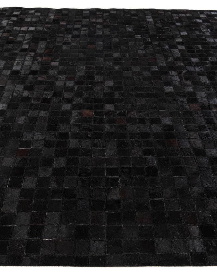 Detail image of 5' 1 x 8' 1 Cowhide Stocks Rug