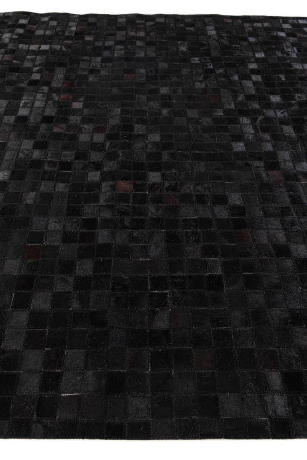 Detail image of 5' 1 x 8' 1 Cowhide Stocks Rug