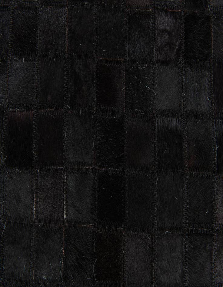 Detail image of 5' 1 x 8' 1 Cowhide Stocks Rug