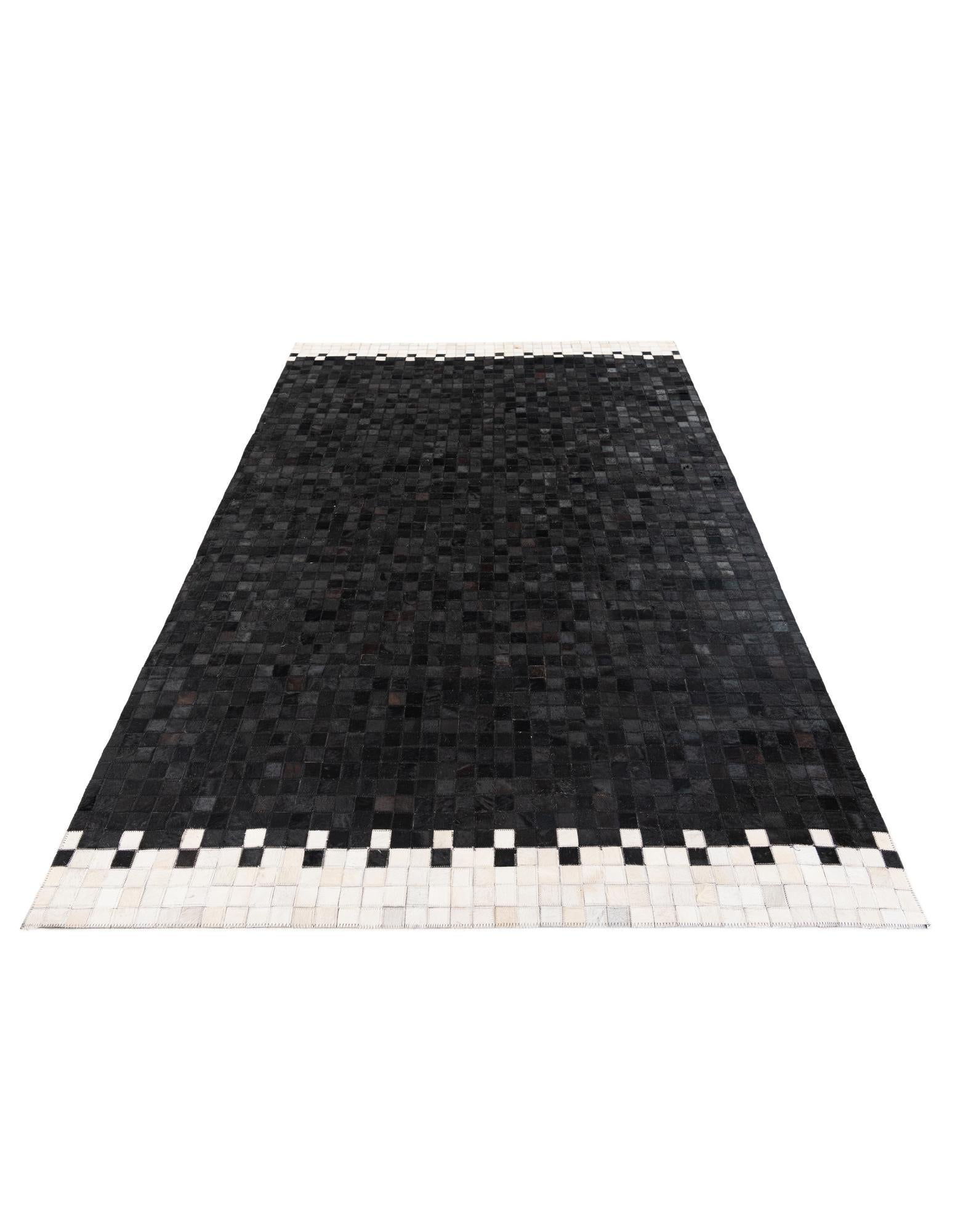 5' x 8' Cowhide Stocks Rug