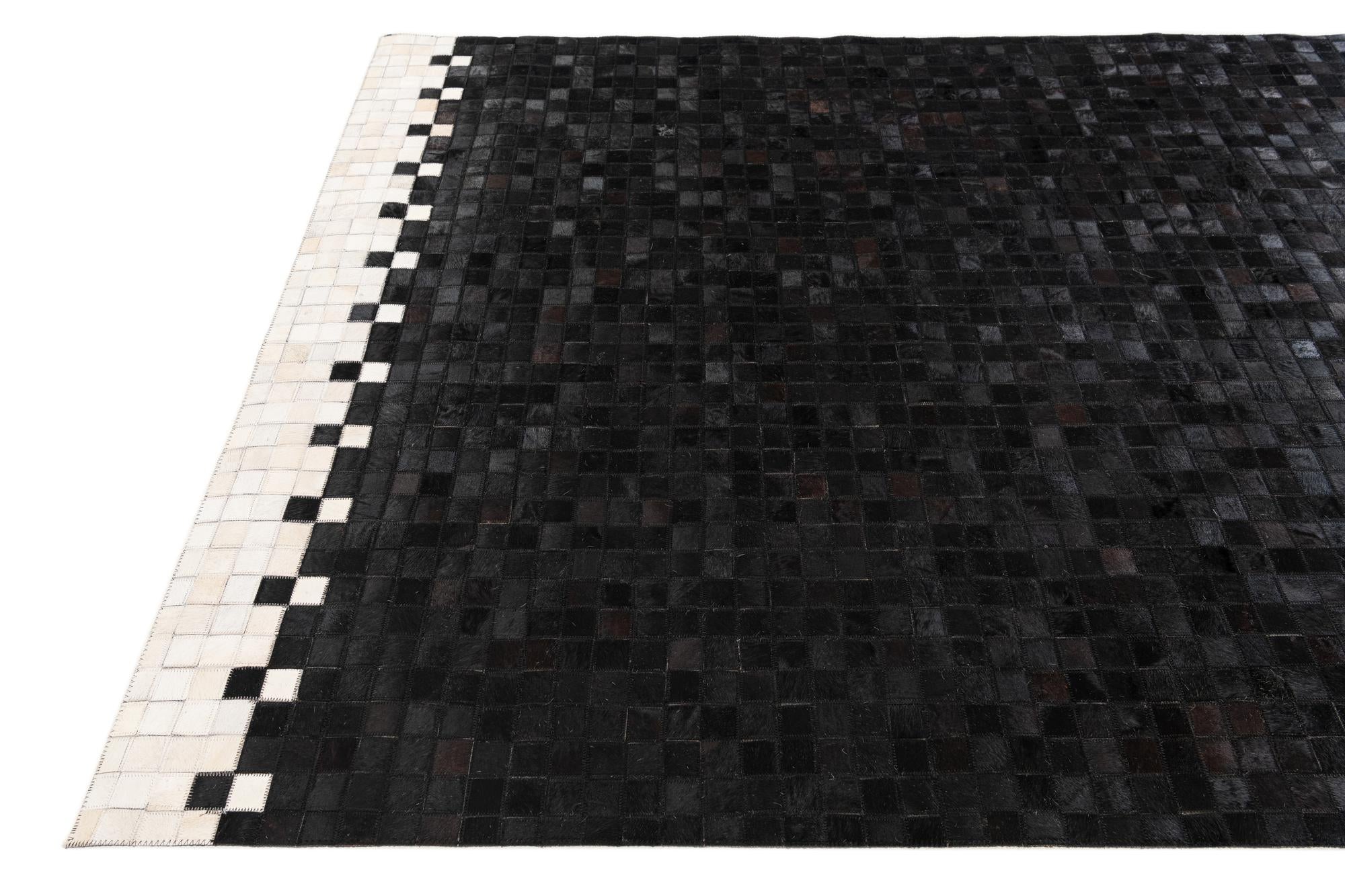 5' 1 x 8' 1 Cowhide Stocks Rug