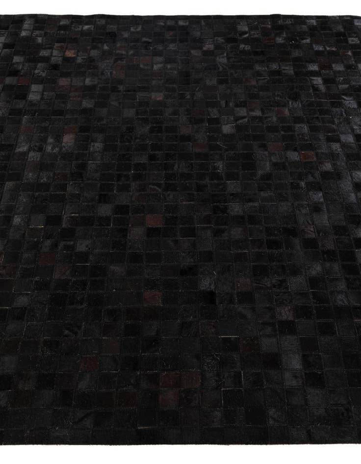 Detail image of 5' 1 x 8' 1 Cowhide Stocks Rug