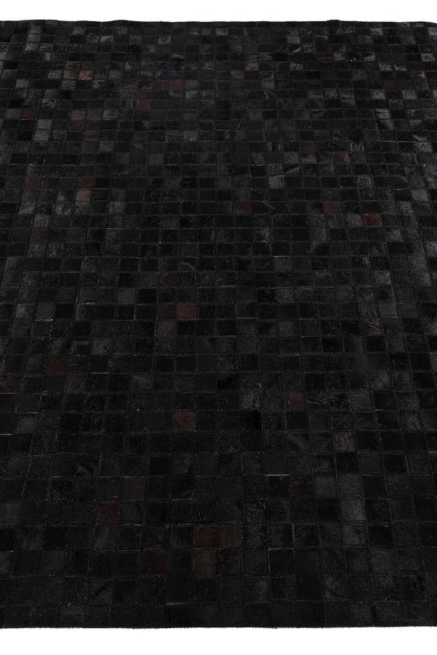Detail image of 5' 1 x 8' 1 Cowhide Stocks Rug
