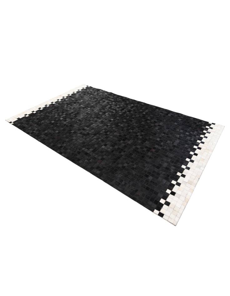 Detail image of 5' x 8' Cowhide Stocks Rug