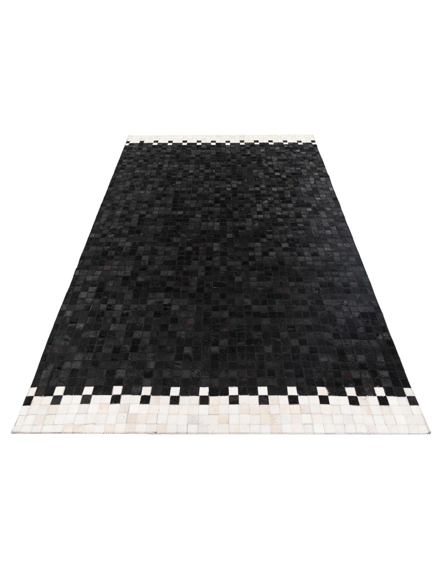 5' x 8' Cowhide Stocks Rug