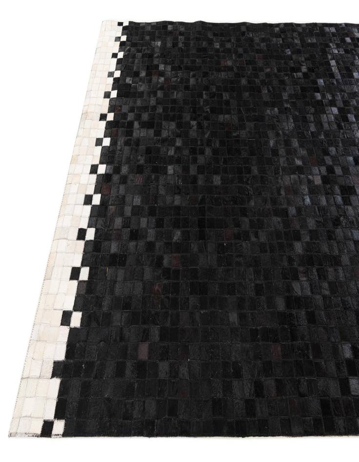 Detail image of 5' x 8' Cowhide Stocks Rug