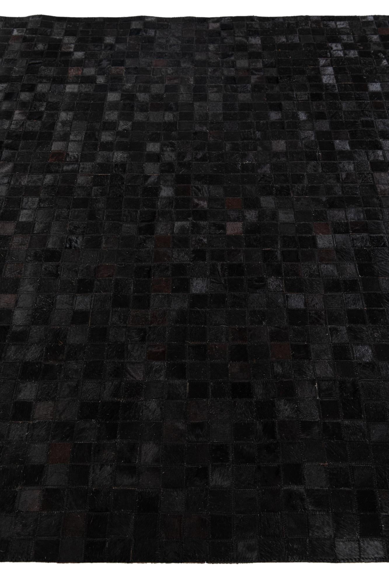 5' x 8' Cowhide Stocks Rug