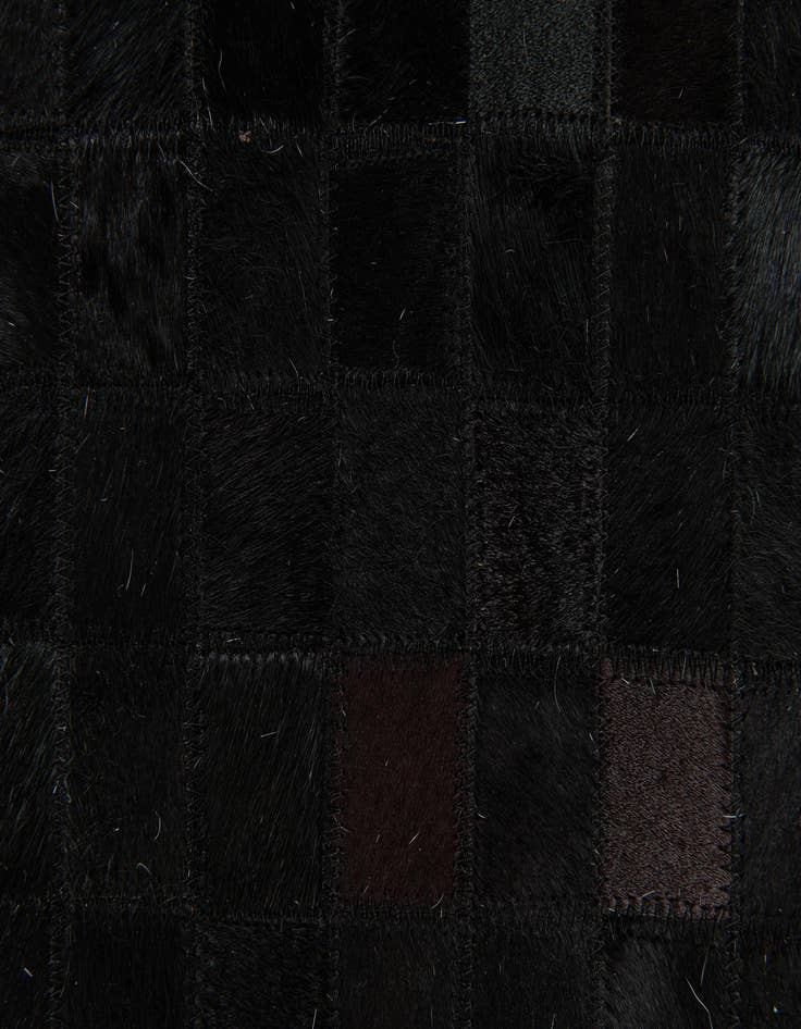 Detail image of 5' x 8' Cowhide Stocks Rug