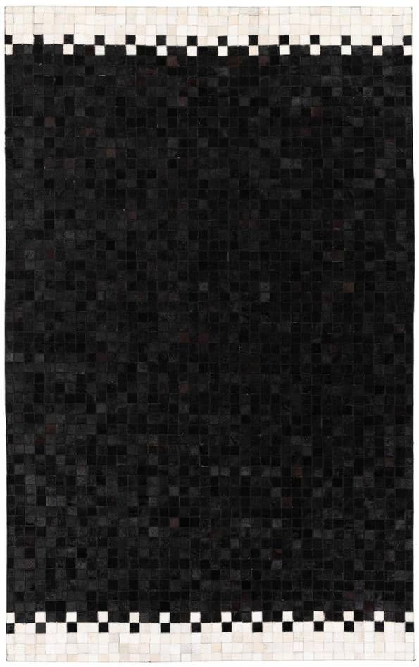 Detail image of 5' x 8' Cowhide Stocks Rug