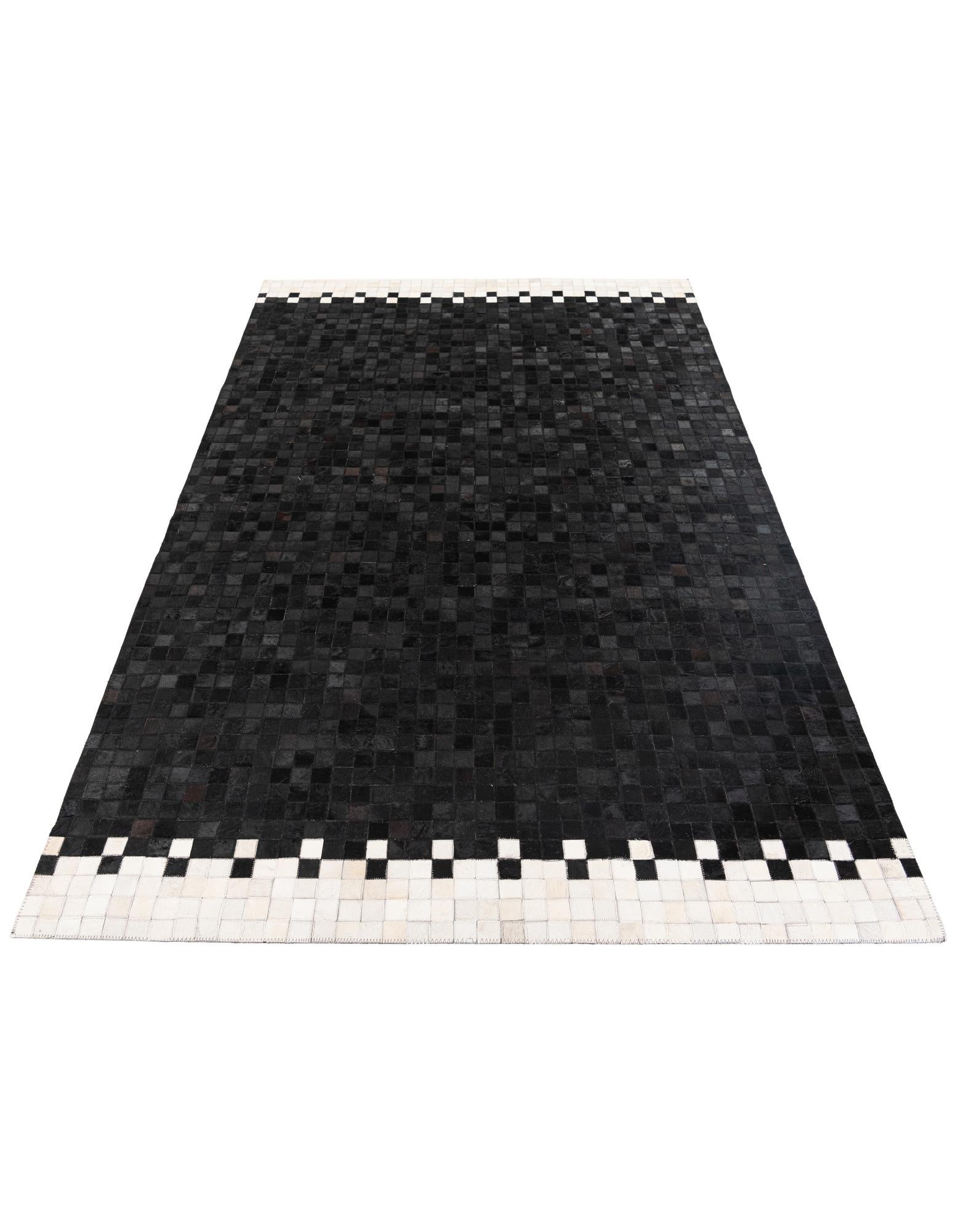 5' x 7' 11 Cowhide Stocks Rug