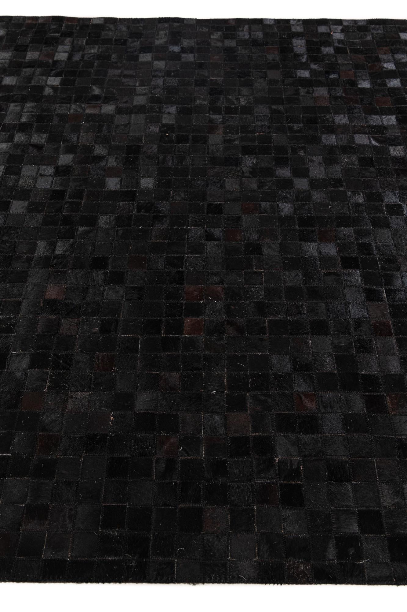 5' x 7' 11 Cowhide Stocks Rug