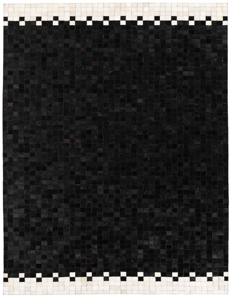 Detail image of 5' x 7' 11 Cowhide Stocks Rug