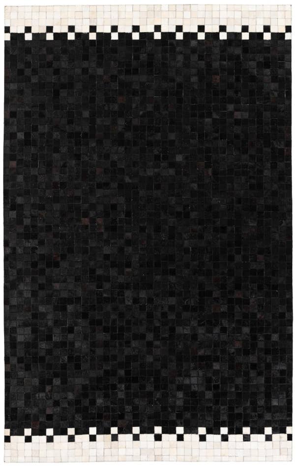 Detail image of 5' x 7' 11 Cowhide Stocks Rug