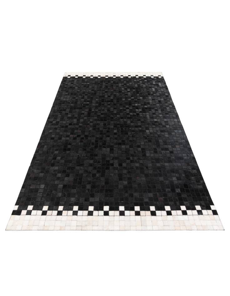 Detail image of 5' x 7' 11 Cowhide Stocks Rug