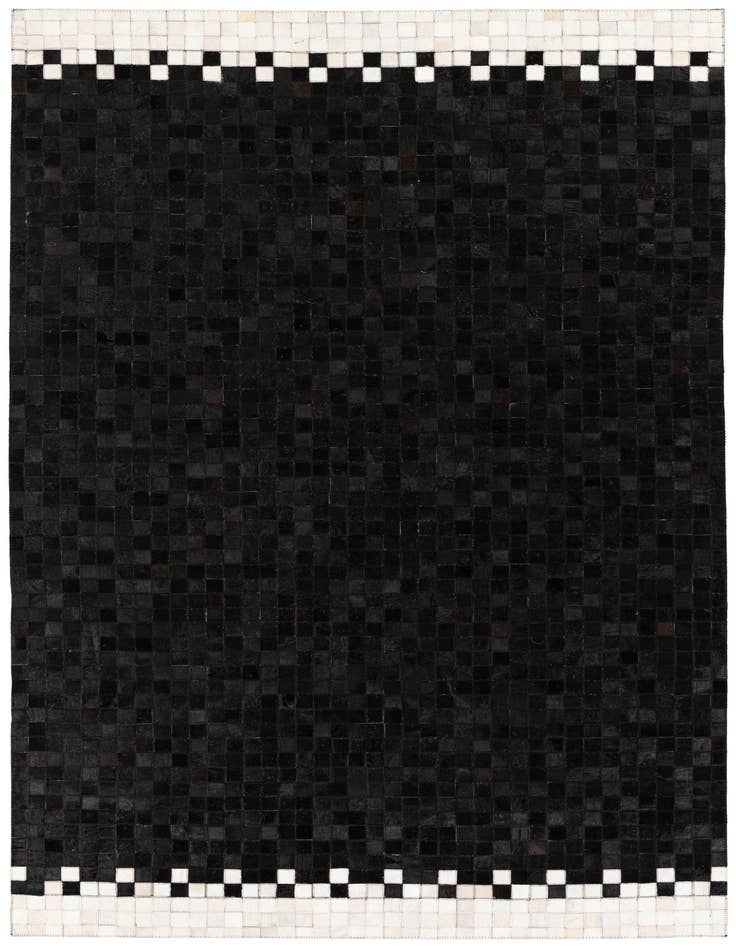 Detail image of 5' x 7' 11 Cowhide Stocks Rug
