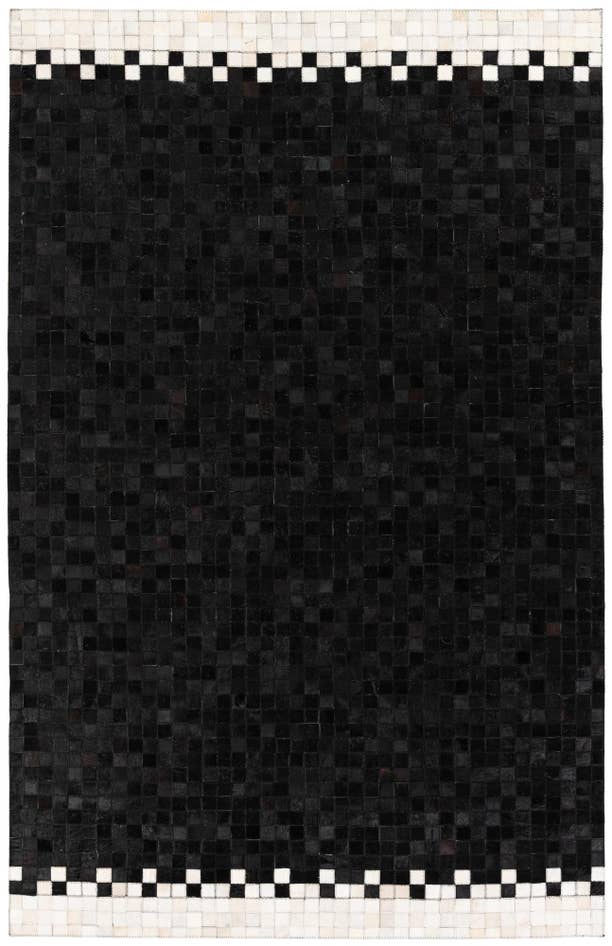 Detail image of 5' x 7' 11 Cowhide Stocks Rug