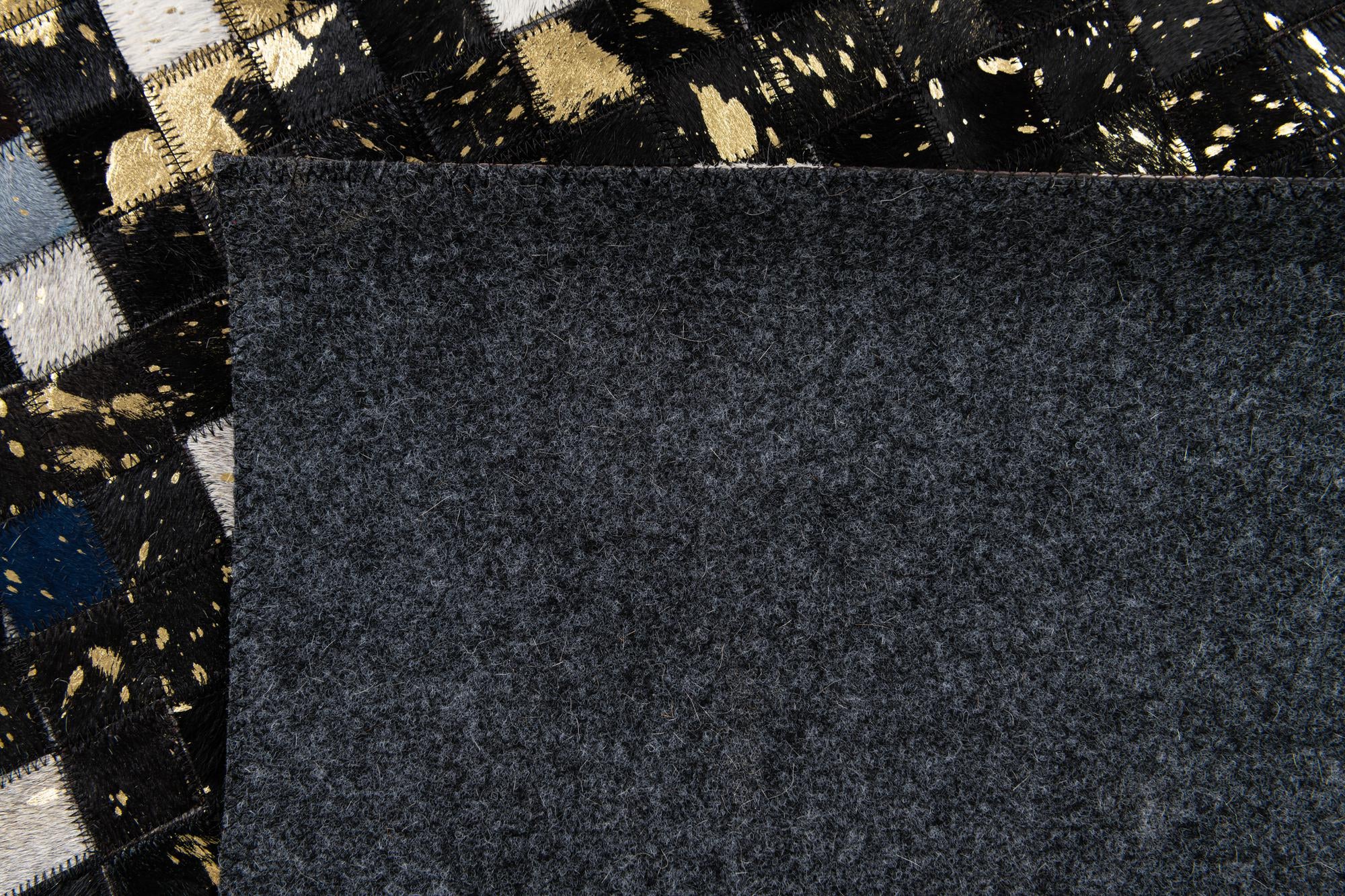 5' 1 x 7' 11 Cowhide Stocks Rug