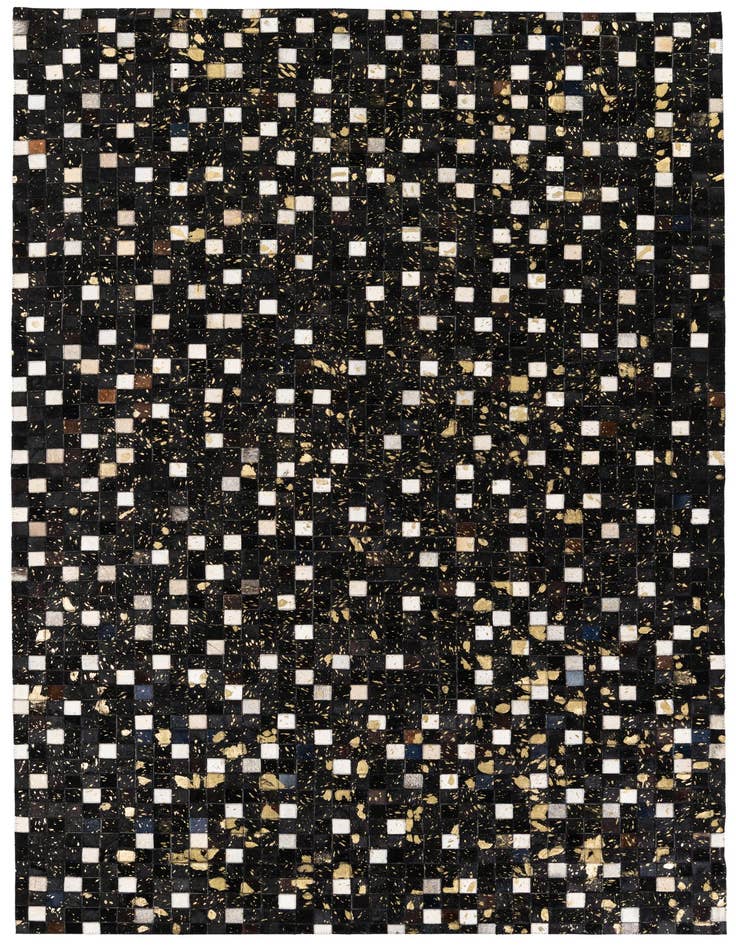 Detail image of 5' 1 x 7' 11 Cowhide Stocks Rug