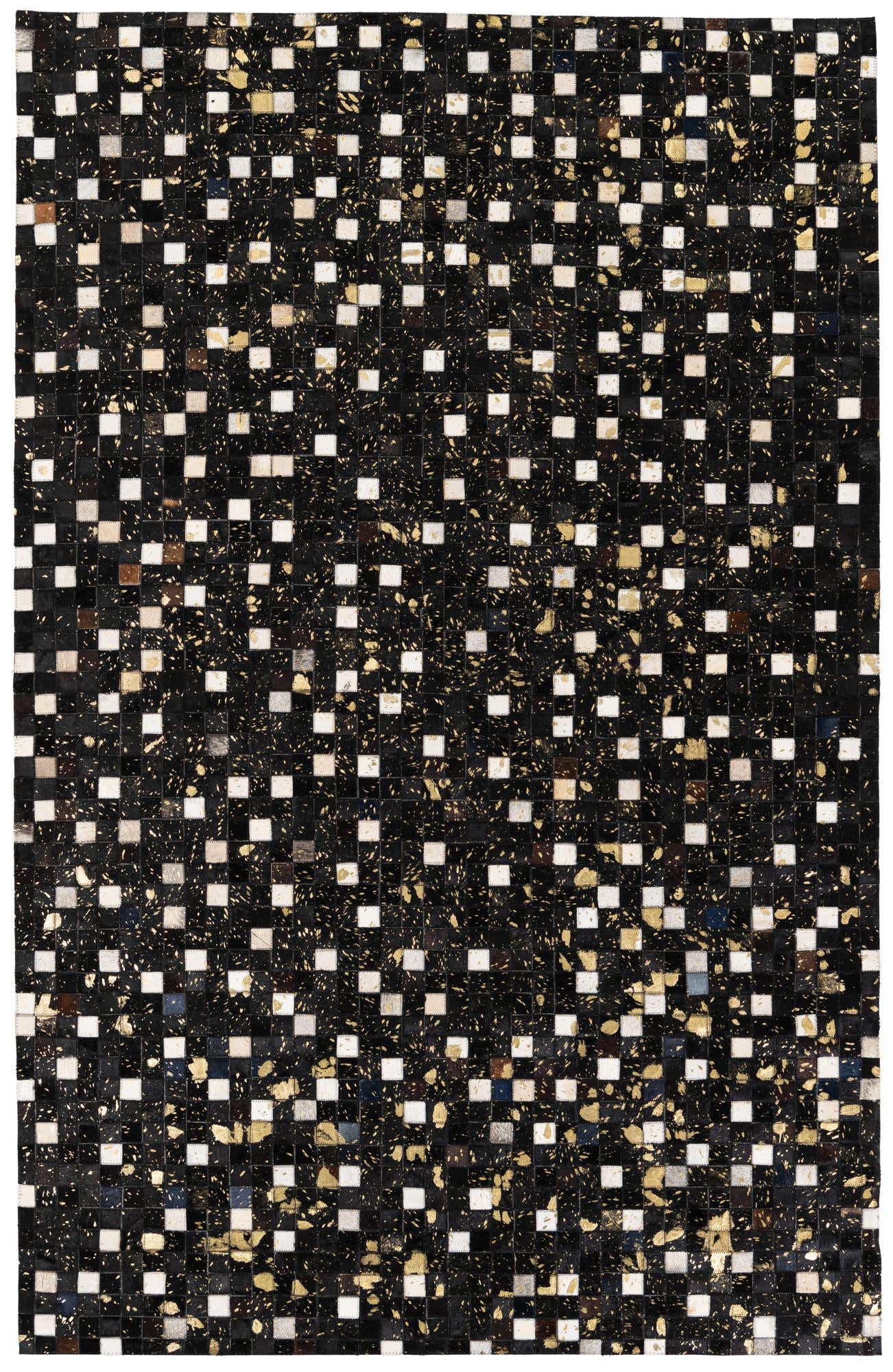 5' 1 x 7' 11 Cowhide Stocks Rug