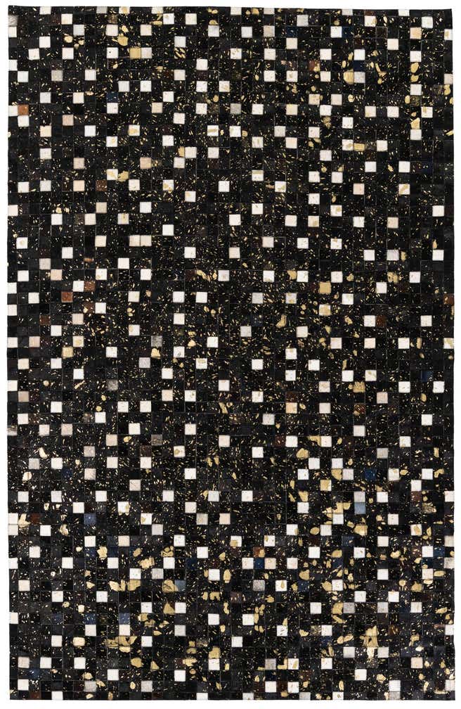 5' 1 x 7' 11 Cowhide Stocks Rug