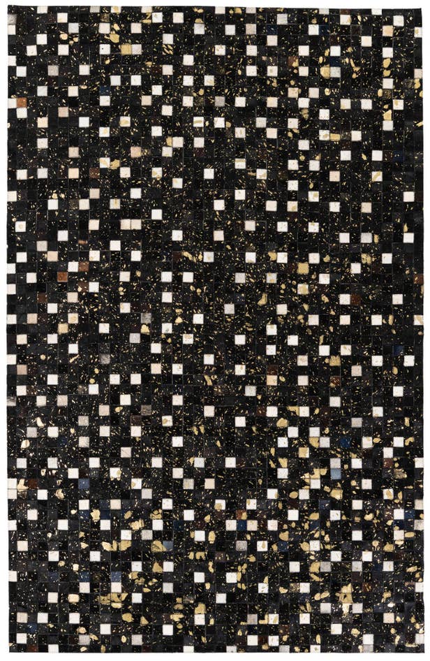 Detail image of 5' 1 x 7' 11 Cowhide Stocks Rug