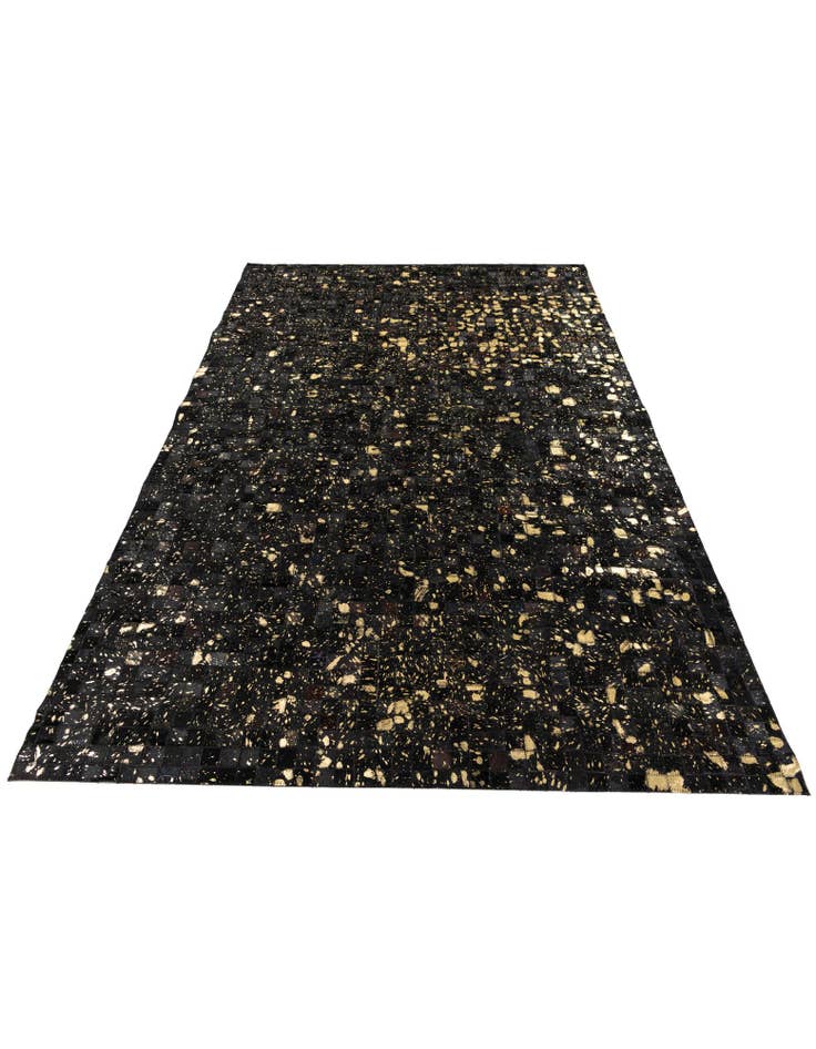 Detail image of 5' 2 x 7' 11 Cowhide Stocks Rug