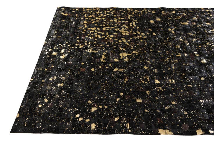 Detail image of 5' 2 x 7' 11 Cowhide Stocks Rug