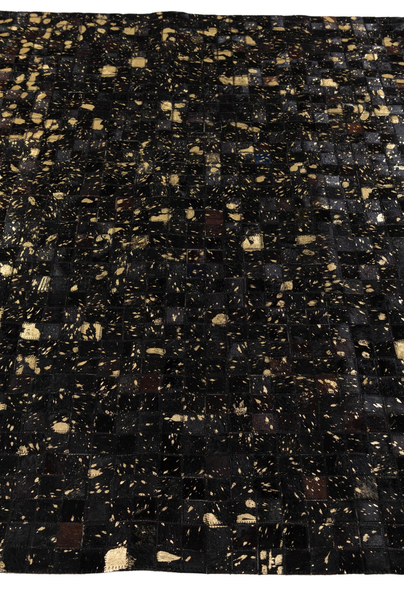 5' 2 x 7' 11 Cowhide Stocks Rug