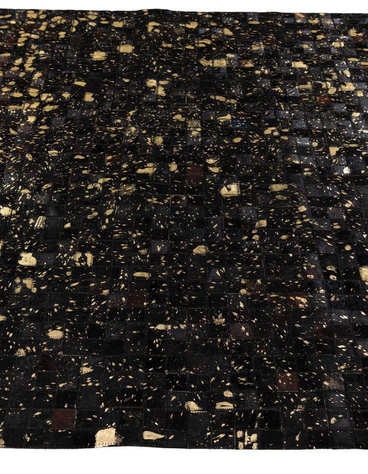 Detail image of 5' 2 x 7' 11 Cowhide Stocks Rug