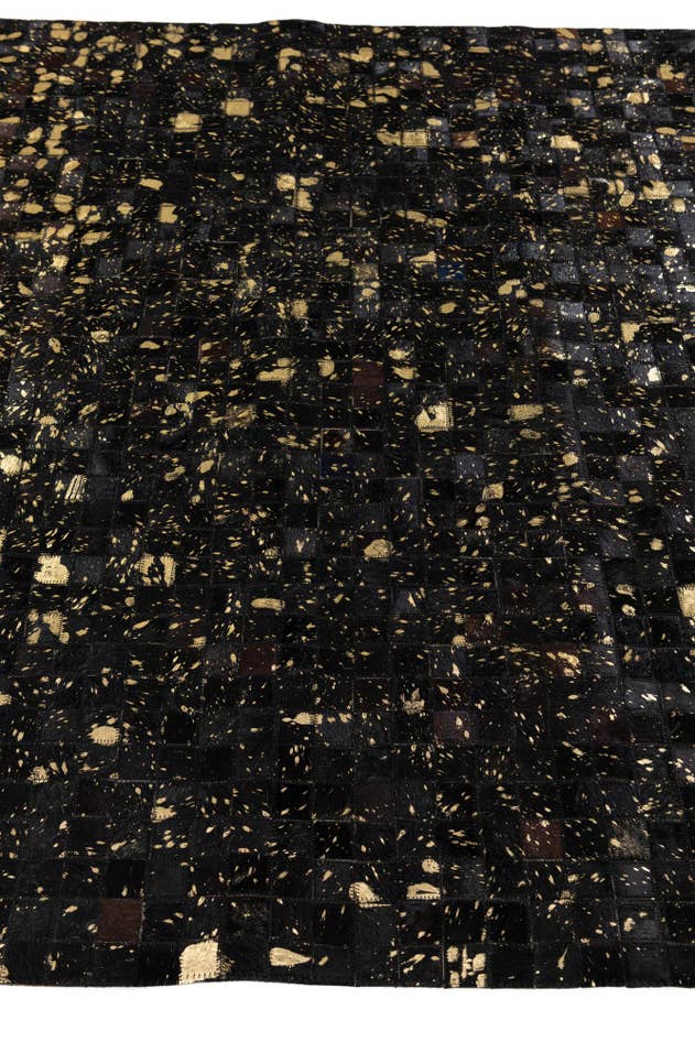 Detail image of 5' 2 x 7' 11 Cowhide Stocks Rug