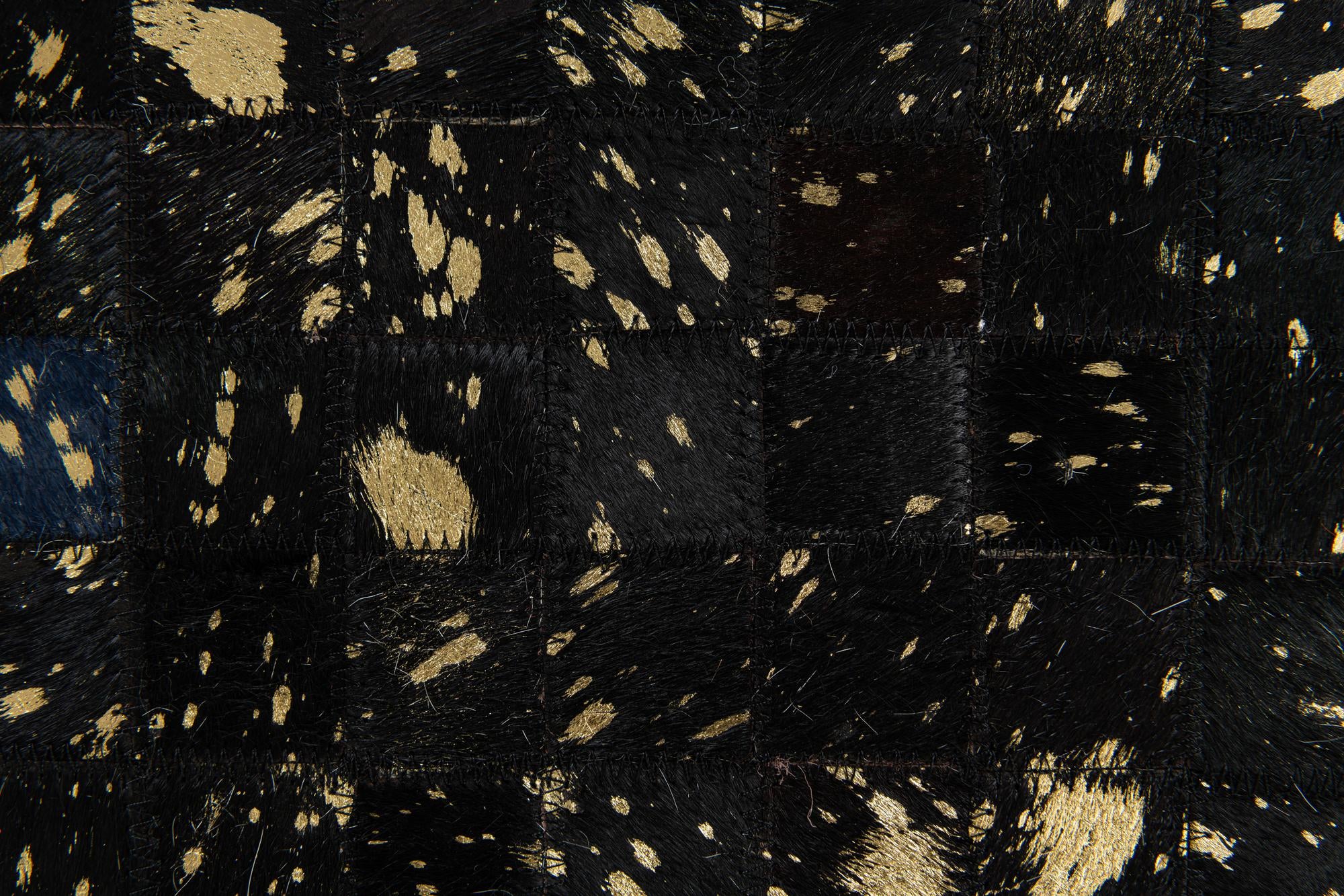 5' 2 x 7' 11 Cowhide Stocks Rug