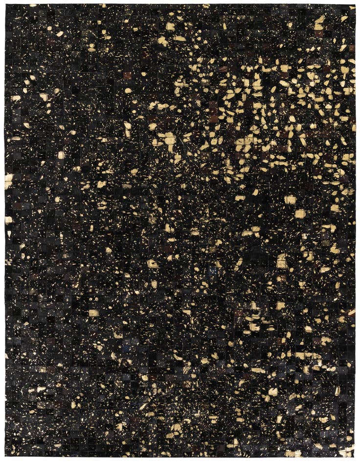 Detail image of 5' 2 x 7' 11 Cowhide Stocks Rug