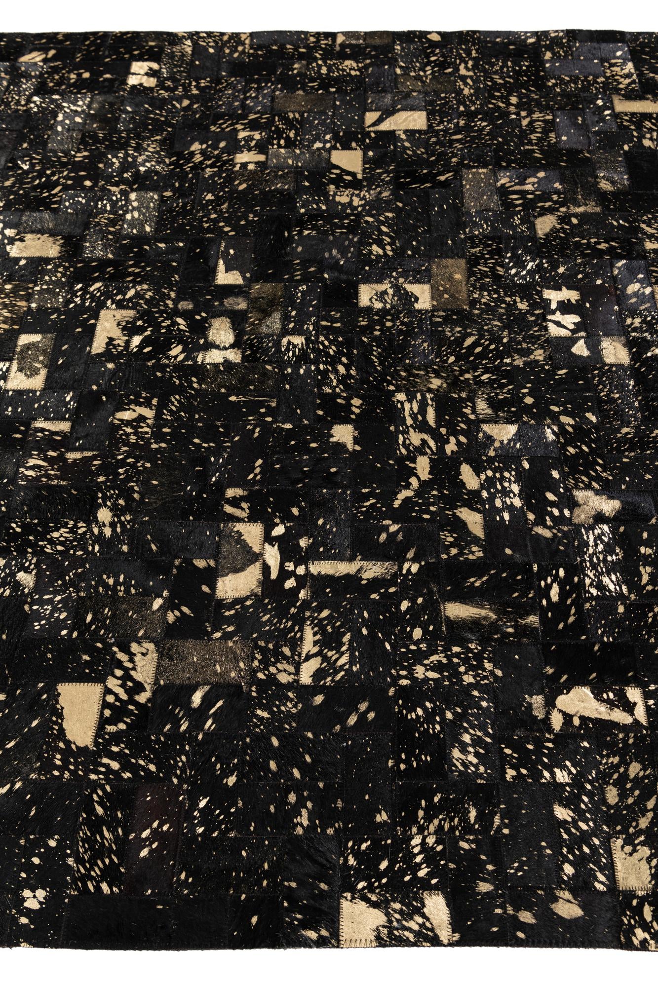 5' x 7' 11 Cowhide Stocks Rug