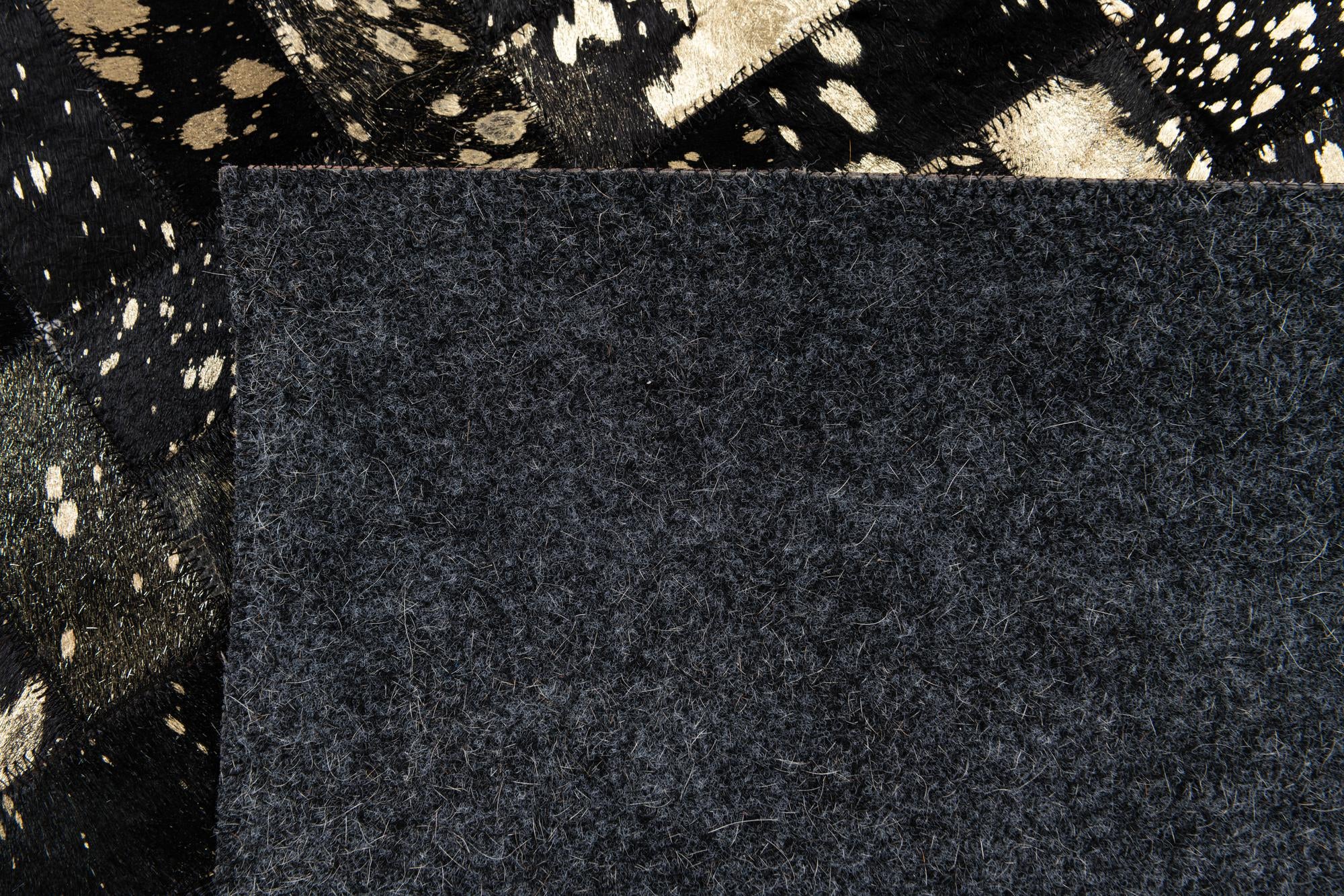 5' x 7' 11 Cowhide Stocks Rug