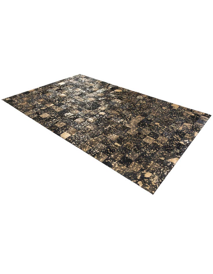 Detail image of 5' x 8' Cowhide Stocks Rug