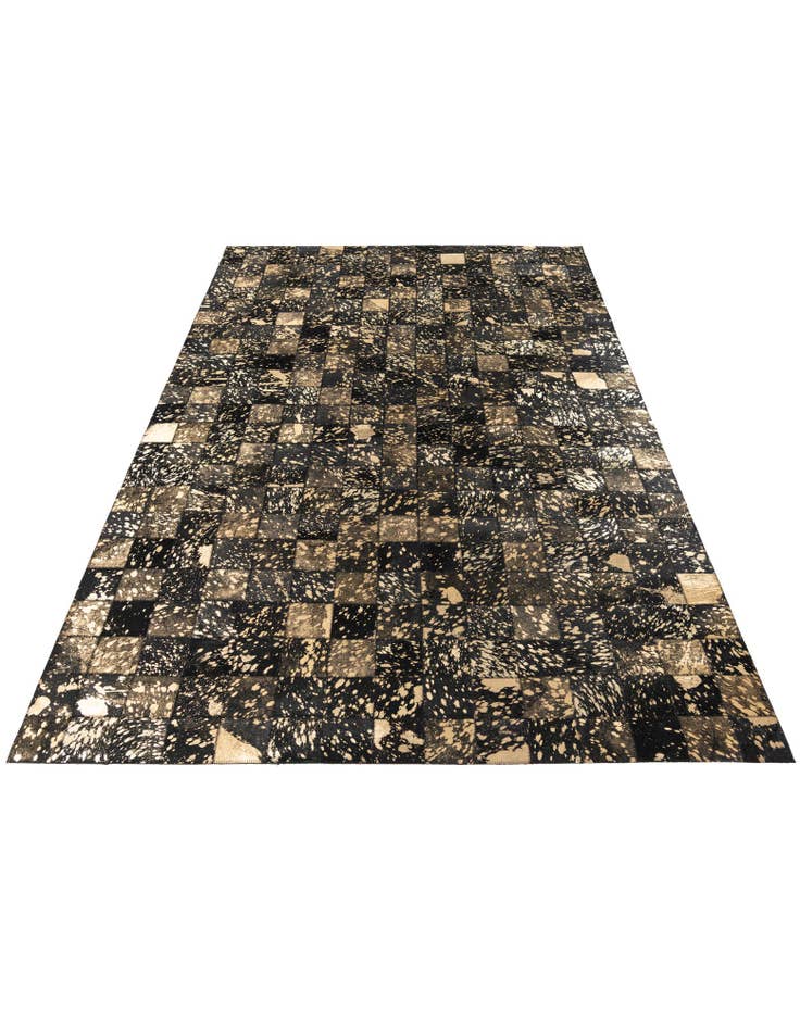 Detail image of 5' x 8' Cowhide Stocks Rug