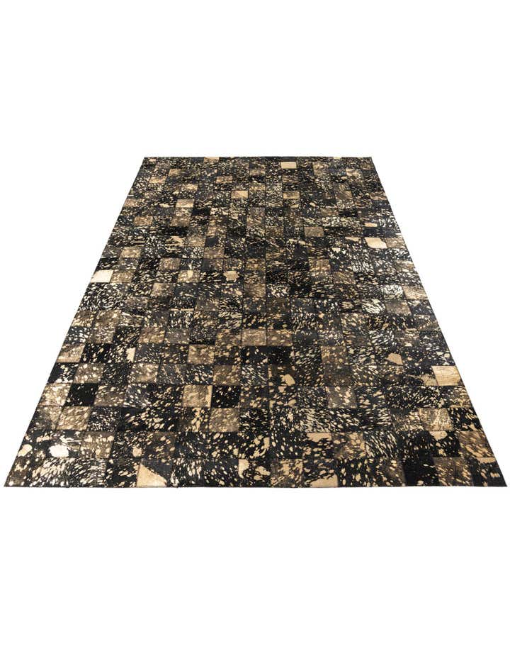 5' x 8' Cowhide Stocks Rug