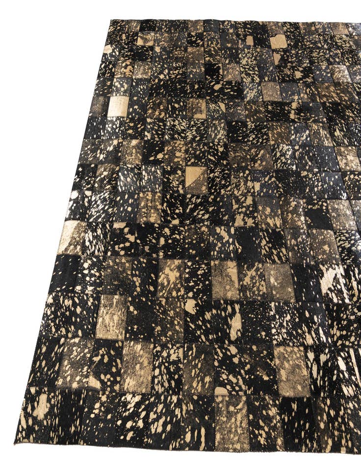 Detail image of 5' x 8' Cowhide Stocks Rug