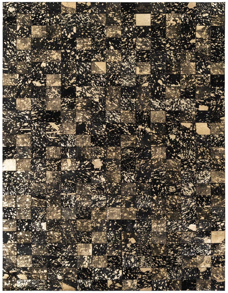 Detail image of 5' x 8' Cowhide Stocks Rug