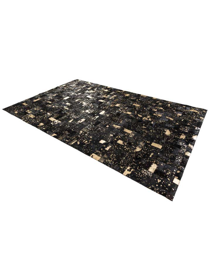 5' x 7' 11 Cowhide Stocks Rug