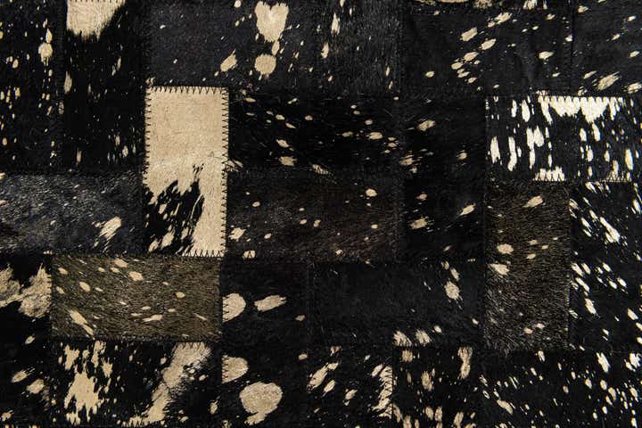 5' x 7' 11 Cowhide Stocks Rug