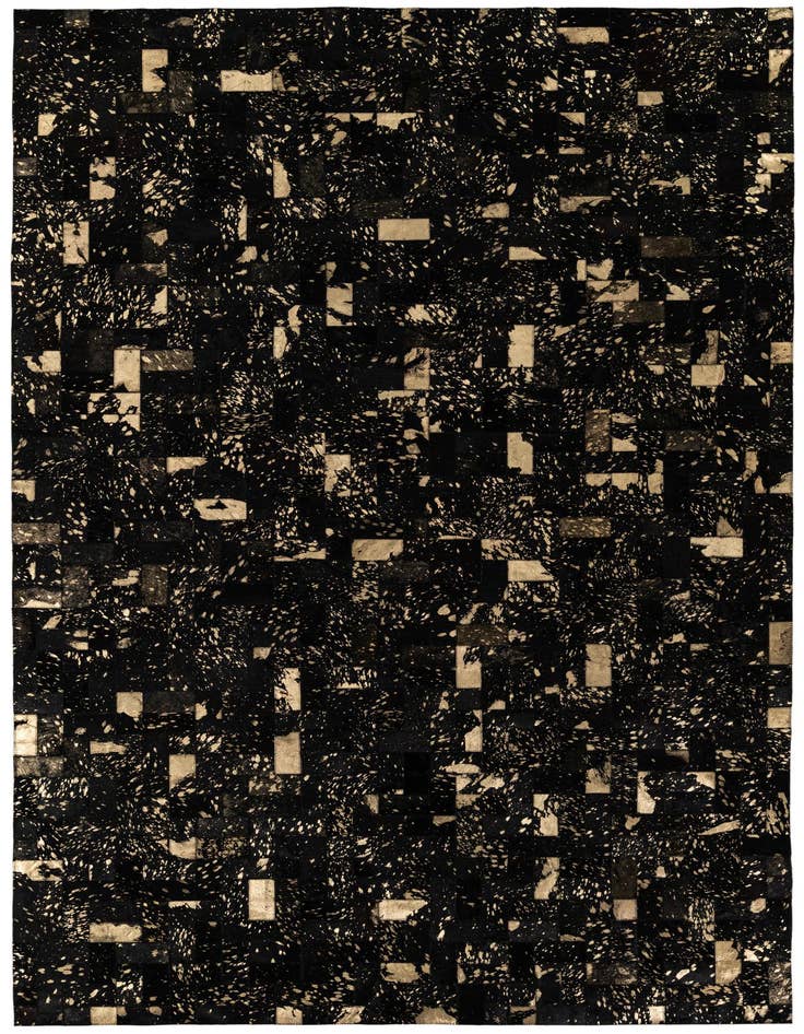 Detail image of 5' x 7' 11 Cowhide Stocks Rug